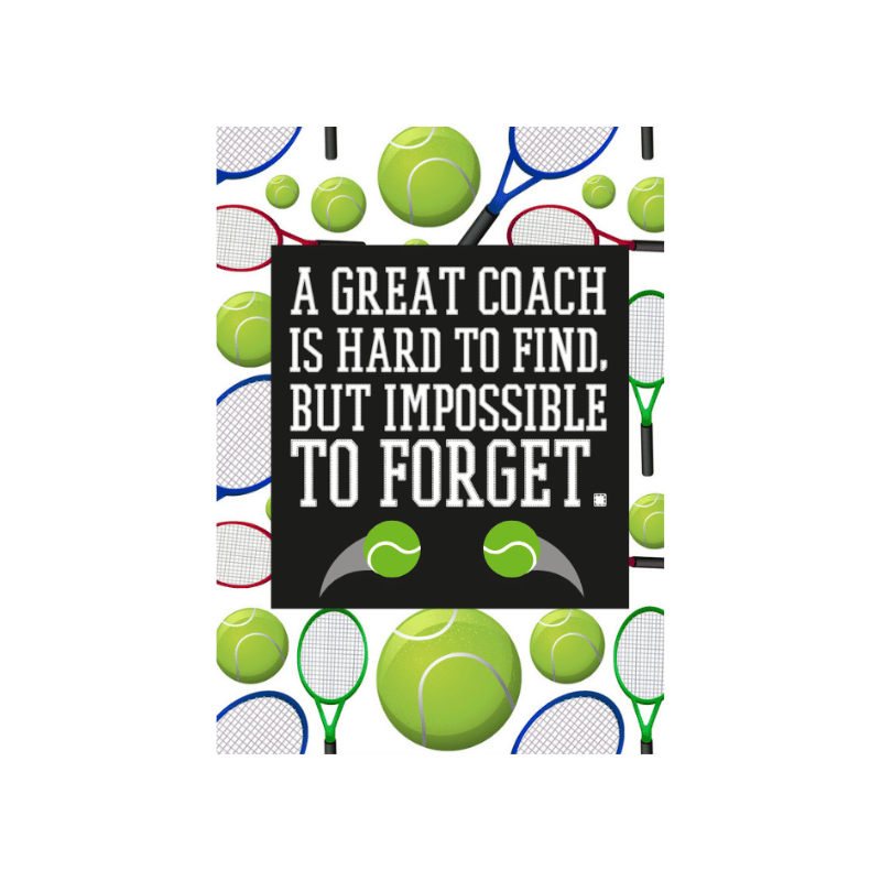 Tennis Coach Card