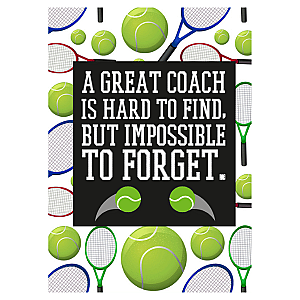 Tennis Coach Card