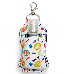 Tennis Hand Sanitizer Keychain