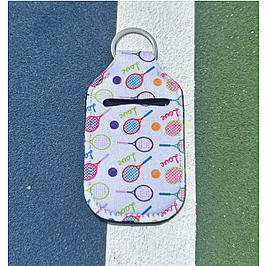 Tennis Hand Sanitizer Keychain