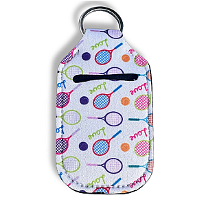 Tennis Hand Sanitizer Keychain