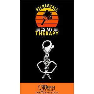 Pickleball Is My Therapy Clip On Charms