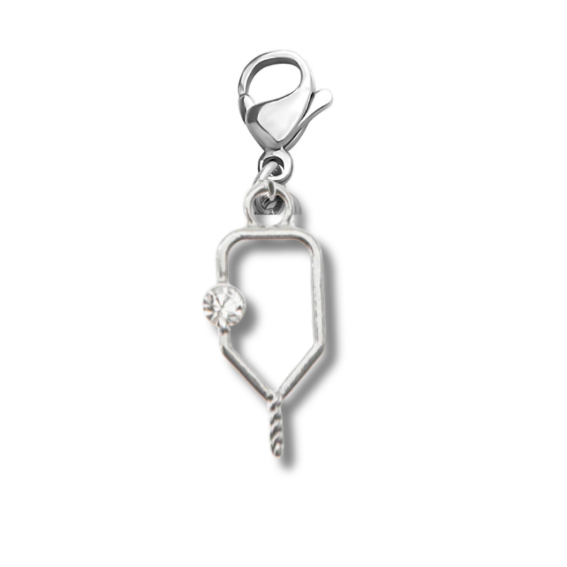 Just One More Game Paddle Clip On Charms