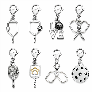 Pickleball Paddle Clip On Charms