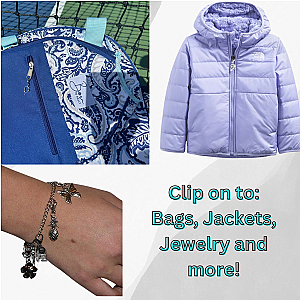 Pickleball Clip On Charm- Zipper Pull