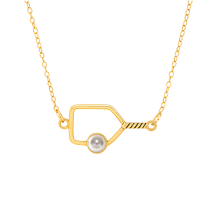 Pickleball Pearl Connector Necklace