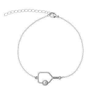 Pickleball Pearl Chain Bracelet