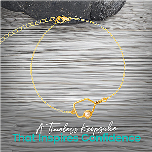 Pickleball Pearl Chain Bracelet