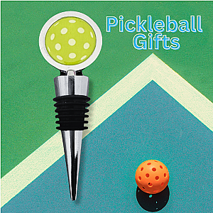 Pickleball Ball Wine Bottle Stopper