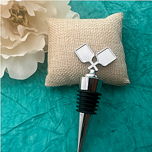 Pickleball Paddle Wine Bottle Stopper