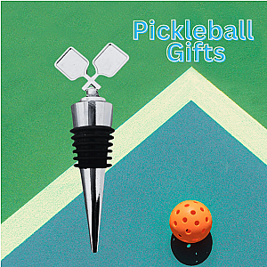 Pickleball Paddle Wine Bottle Stopper