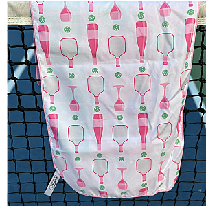 Pickleball Over Served Double-Sided Microfiber Towel