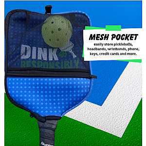 Pickleball Paddle Cover - Dink Responsibly