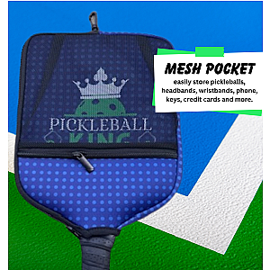 Pickleball King Paddle Cover