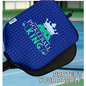 Pickleball King Paddle Cover