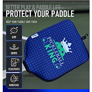 Pickleball King Paddle Cover