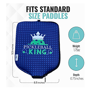Pickleball King Paddle Cover
