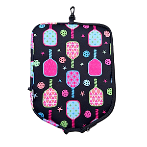 Pickleball Paddle Cover- Black