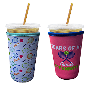 Tennis Ice Coffee Sleeve
