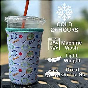 Tennis Ice Coffee Sleeve