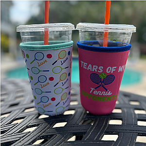 Tennis Ice Coffee Sleeve