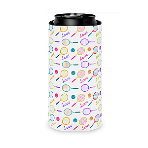 Tennis Slim Coozie - Can Holder Sleeve