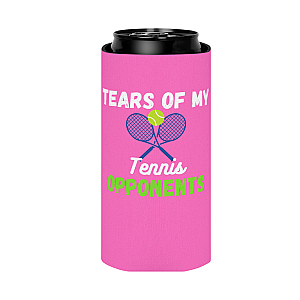 Tennis Slim Coozie - Can Holder Sleeve
