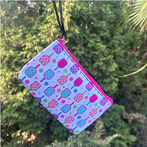 Pickleball Small Wristlet Pouch Purse
