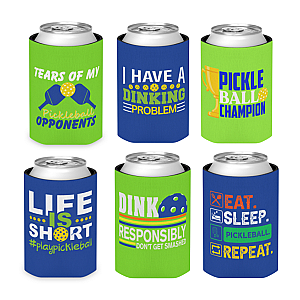Pickleball Coozie - Can Holder Sleeve