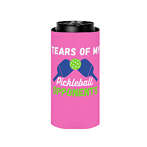 Pickleball Coozie - 12oz Slim Can Holder Sleeve