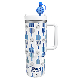 Blue Pickleball 30oz Tumbler