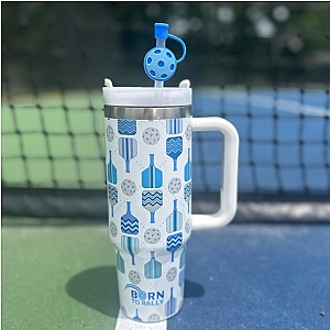 Blue Pickleball 30oz Tumbler