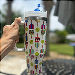 Pickleball 30oz Tumbler- Multi Paddle