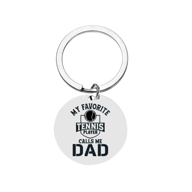 Tennis Keychain - Dad Keychain