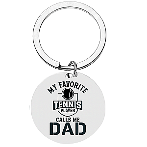 Tennis Keychain - Dad Keychain