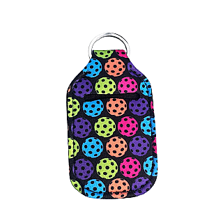 Pickleball Hand Sanitizer Clip On Keychain