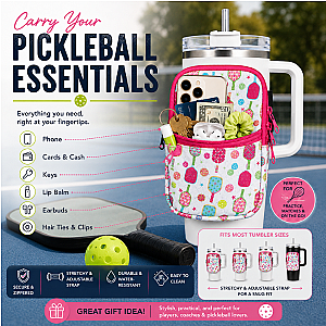 Pickleball Paddle Water Bottle Pouch