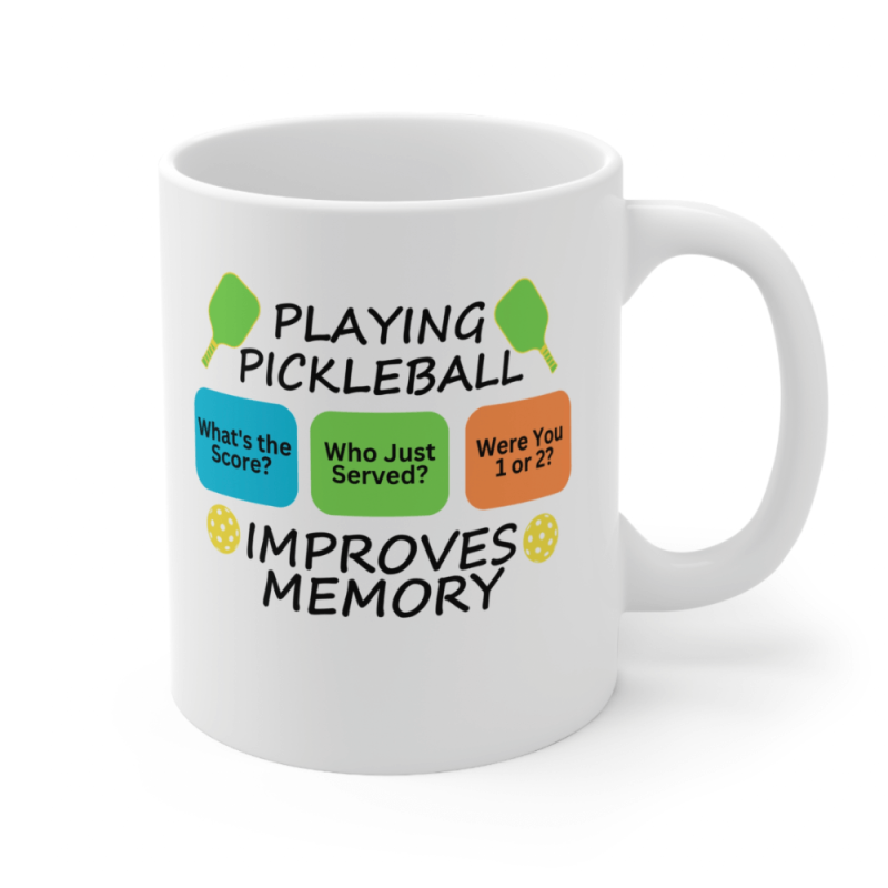 Pickleball Mug - Improves Memory