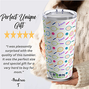 Tennis Tumbler 20oz - Love