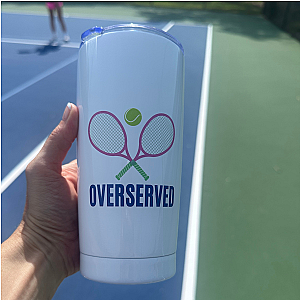 Tennis Tumbler 20oz - Over Served