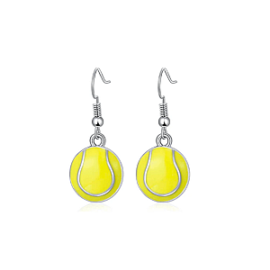 Tennis Ball Dangle Earrings