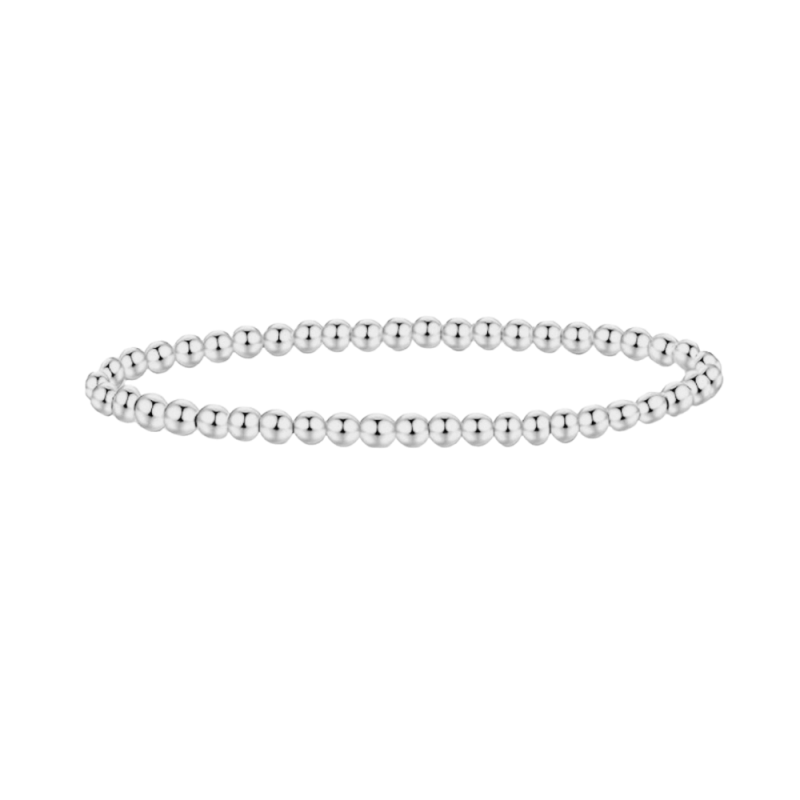 Silver Beaded Bracelet