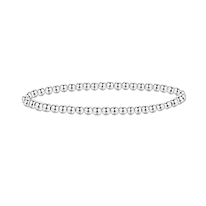 Silver Beaded Bracelet