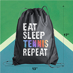 Tennis Drawstring Bag