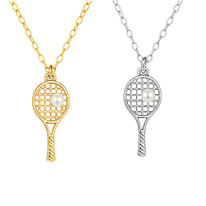 Tennis Pearl Necklace