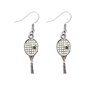 Tennis Racket Dangle Earrings