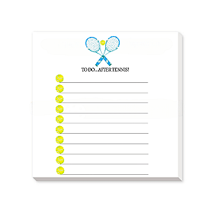 Things to Do After Tennis Notepad