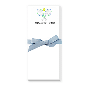 Tennis Notepad - To Do After Tennis