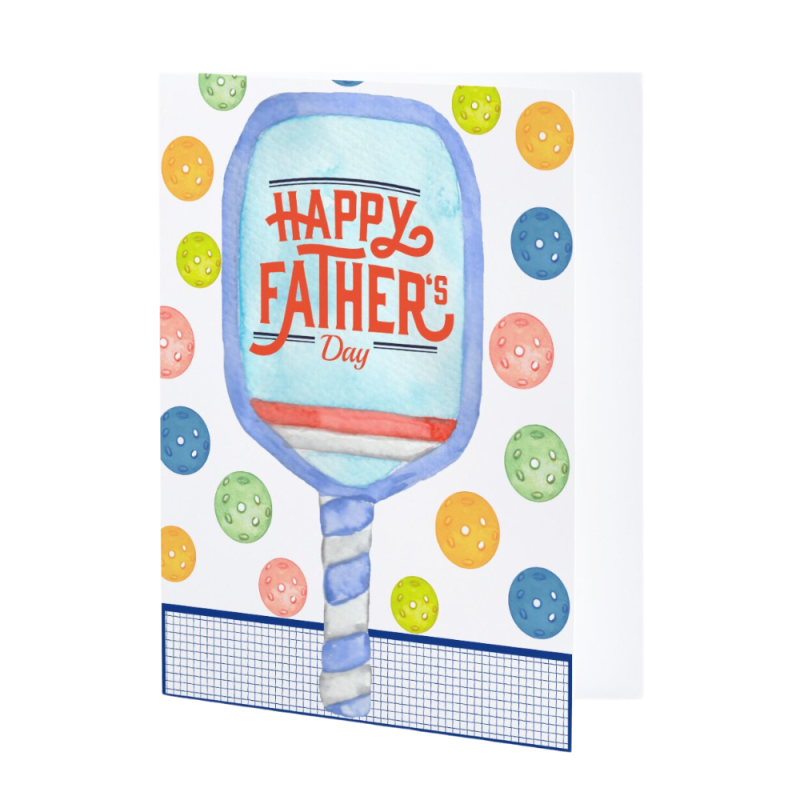 Pickleball Fathers Day Card