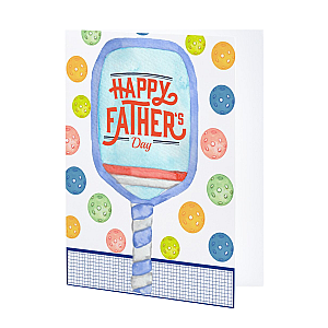 Pickleball Fathers Day Card